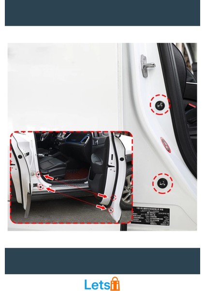 Yüksek Kaliteli Darbe Emici Araba Kapısı Koruma Padleri 2.8 x 1 cm modelleri