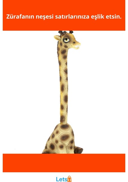 Sevimli Zürafa Polyester Tükenmez Kalem fiyatları