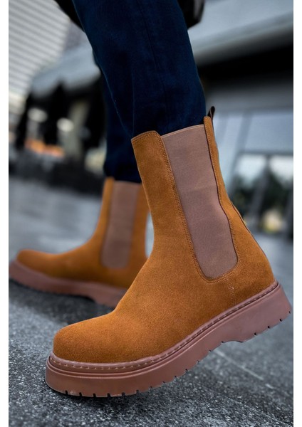 MN223 - Srt Alaska Süet Erkek Bot Taba fırsatları