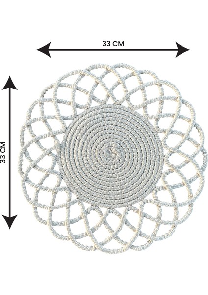 Homeinn 2'li Set Amerikan Servis-Leke Tutmaz 33 x 33 cm