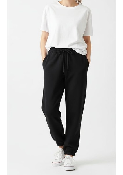 Erkek Kadın Unisex Baggy Model Paça Stoperli Lastikli Eşofman Altı Bol Rahat Kalıp fiyatları