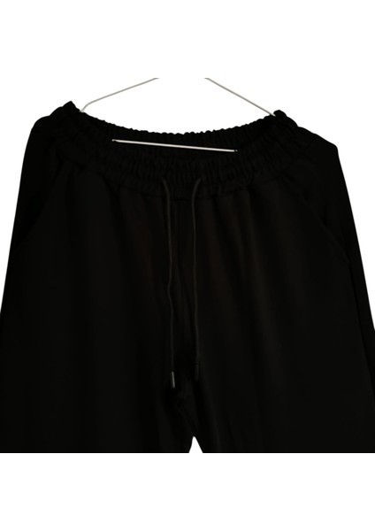 Erkek Kadın Unisex Baggy Model Paça Stoperli Lastikli Eşofman Altı Bol Rahat Kalıp