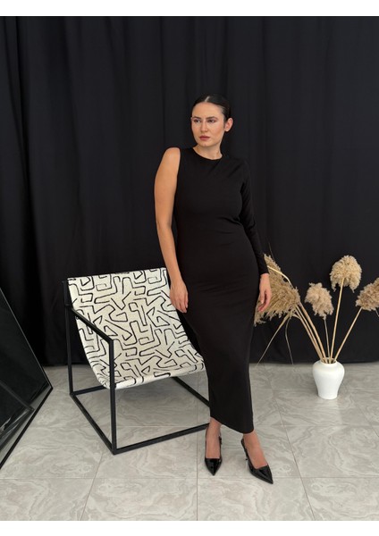 Tek Kollu Maxi Elbise fiyatları