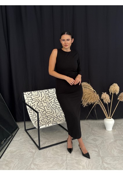 Tek Kollu Maxi Elbise fırsatları