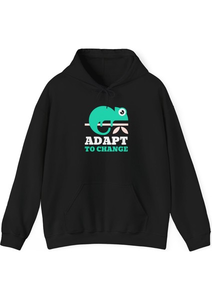 Adapt To Change – Unisex Kapüşonlu Sweatshirt fiyatları