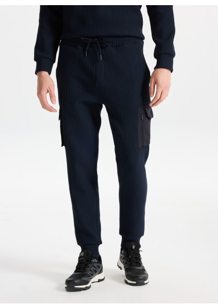 D5WM-EA3797 Lacivert Relaxed Düz Erkek Eşofman Altı fiyatları