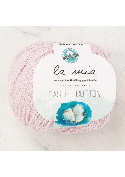 La Mia Pastel Cotton Lila El Örgü İpi - L181 - 33958
