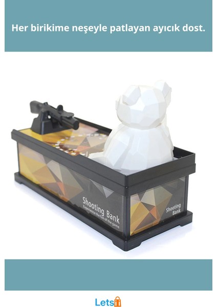 Ayıcıklı Eğlenceli Kumbara Şık Tasarım Çocuk Yetişkin Birikim Aracı fiyatları