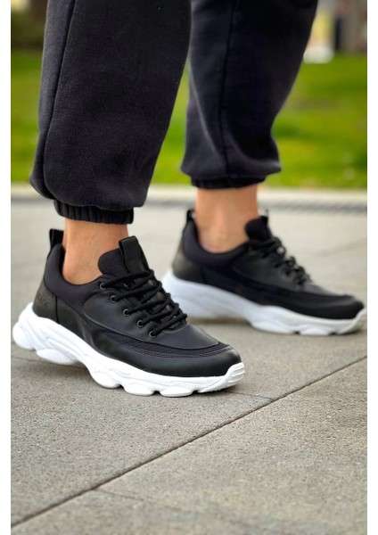 Mtxdpn KB-707 Kuback Siyah Cilt Yüksek Taban Bağcıklı Günlük Erkek Ayakkabı (Numara: 40) fiyatları