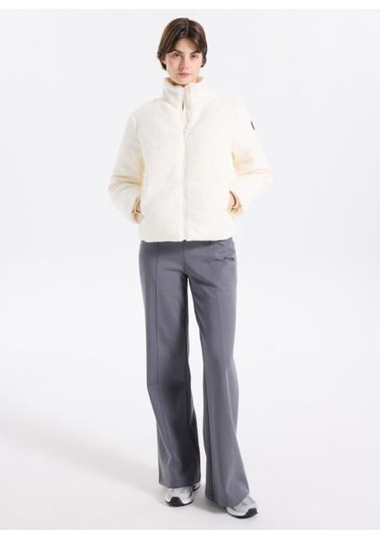 D5WL-MNT3720 Kırık Beyaz Düz Kadın Mont fiyatları