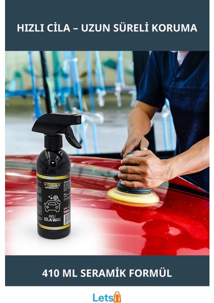 Seramik Etkili Hızlı Cila Wax 410ML Parlaklık ve Koruma
