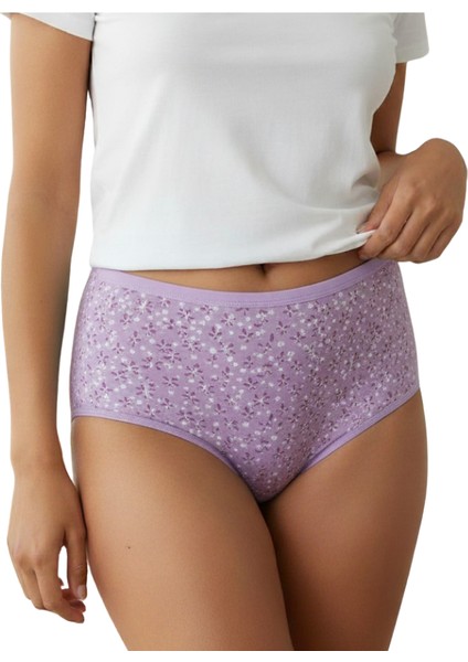 6'lı Set Pamuklu Desenli Kadın Külot modelleri