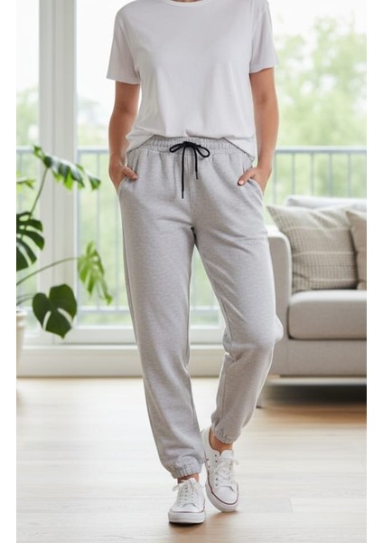 Rkek Kadın Unisex Baggy Model Paça Stoperli Lastikli Eşofman Altı Bol Rahat Kalıp fiyatları