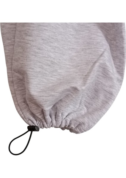 Rkek Kadın Unisex Baggy Model Paça Stoperli Lastikli Eşofman Altı Bol Rahat Kalıp