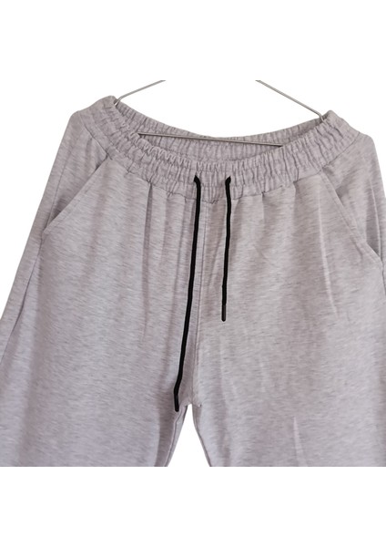 Rkek Kadın Unisex Baggy Model Paça Stoperli Lastikli Eşofman Altı Bol Rahat Kalıp