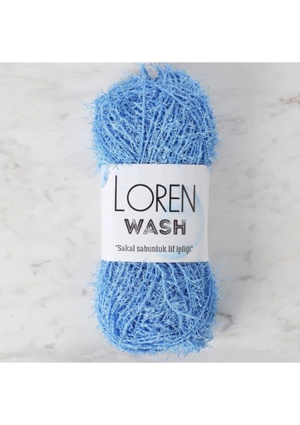 Loren Wash Mavi El Örgü İpi - R090 - 34019