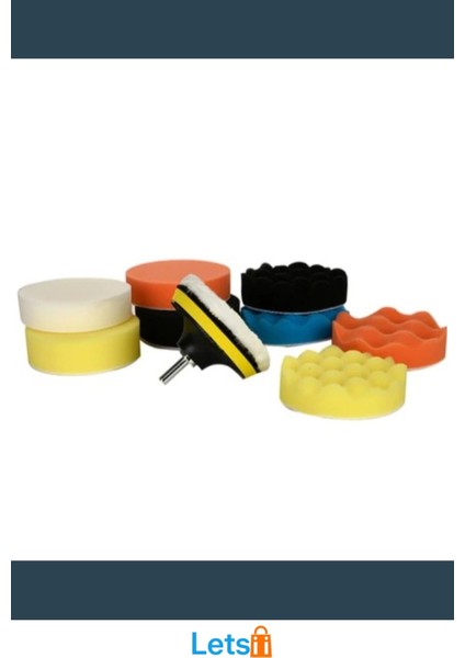 11 Parça Oto Pasta Cila Polisaj Sünger Seti Kullanım Için Uyumlu modelleri