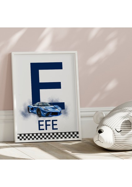 Yarış Arabaları Kardeş Isim Tablo Seti, Çocuk Odası Tablo, Bebek Odası Tablo indirimleri