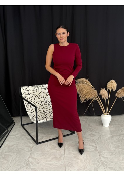 Tek Kollu Maxi Elbise fiyatları