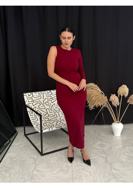 Tek Kollu Maxi Elbise modelleri