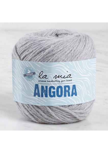 La Mia Angora Gri El Örgü İpi - L047 - 34013