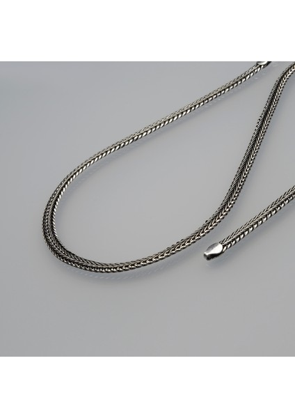 4n Çavuş Tilki Kuyruğu Gümüş Zincir