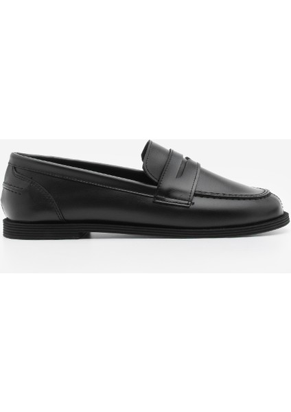 Kadın Loafer Düz Taban Makosen Günlük Ayakkabı Benif Siyah modelleri