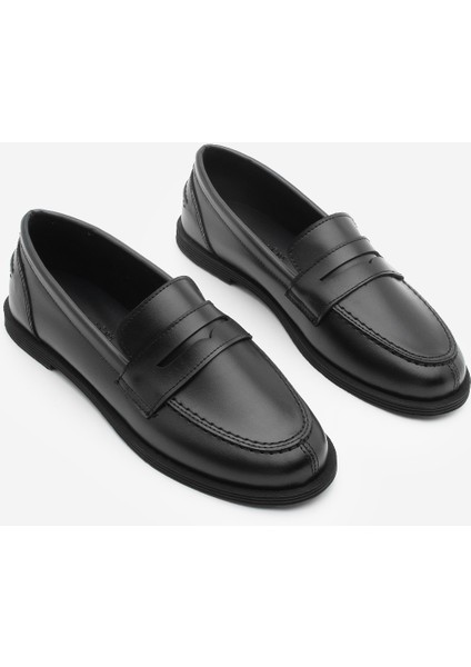 Kadın Loafer Düz Taban Makosen Günlük Ayakkabı Benif Siyah indirimleri