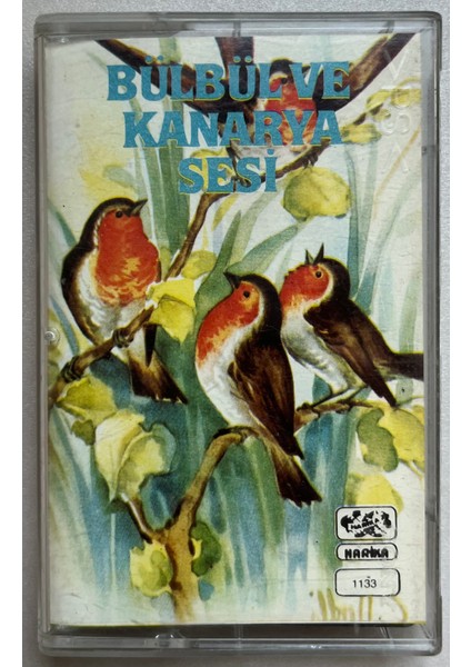Bülbül Sesleri Kanarya Sesleri Kaset (Orijnal Dönem Baskı Kaset)