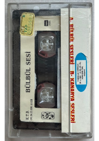Bülbül Sesleri Kanarya Sesleri Kaset (Orijnal Dönem Baskı Kaset) fiyatları