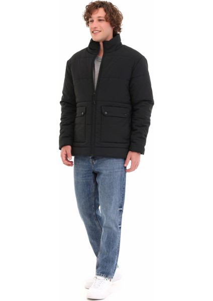 ml Alger Coat 5pr Siyah Erkek Kısa Kaban modelleri