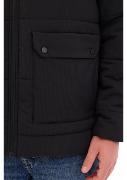 ml Alger Coat 5pr Siyah Erkek Kısa Kaban fırsatları