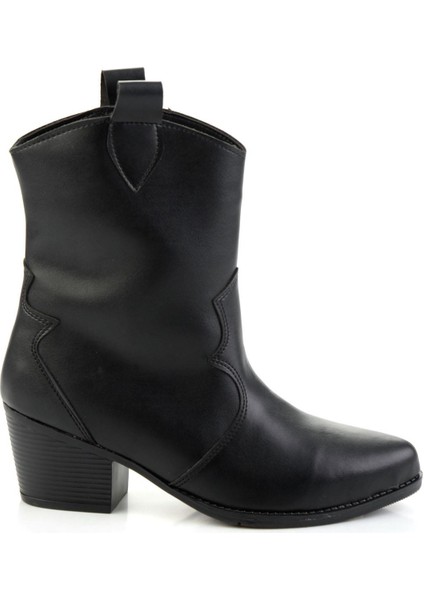 Siyah Kadın Bot & Bootie K02138050409