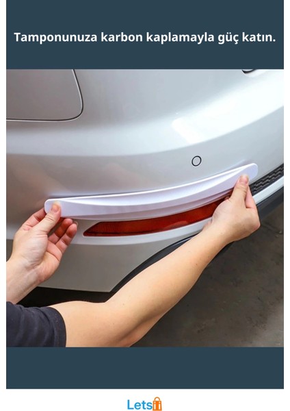 Karbon Desenli Siyah Araba Tampon Koruyucu Darbe Emici fiyatları