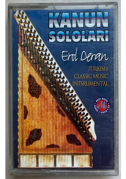 Erol Deran Kanun Soloları Kaset (Orijnal Dönem Baskı Kaset)