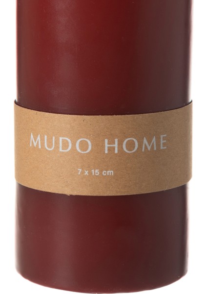 Sütun Mum Bordo 7X15CM modelleri