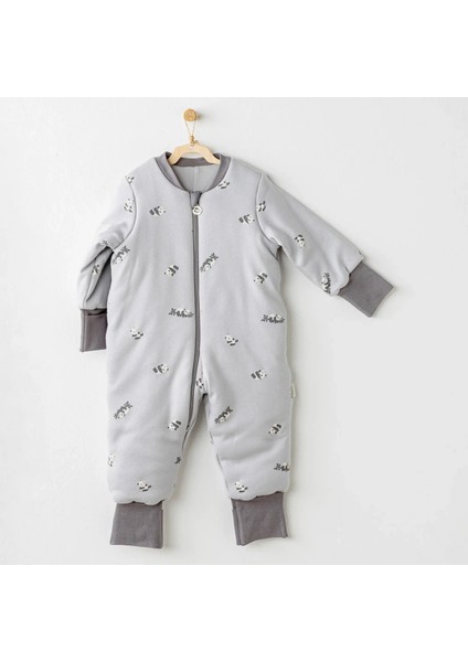 Andywawa AC26035 Fiber Keep Smiling Uyku Tulumu 2,5 Tog Grey