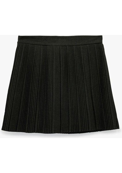 Kadın x Sibil Çetinkaya - Yarım Kemer Detaylı Mini Pileli Etek 6WAK70066PW modelleri