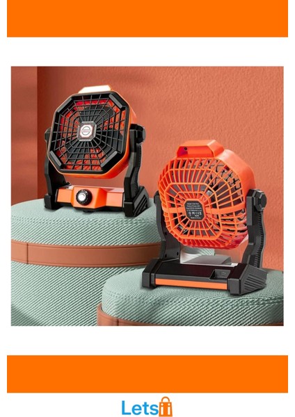 Mini Şarjlı LED Aydınlatmalı Kare Fan Taşınabilir Serinletici modelleri