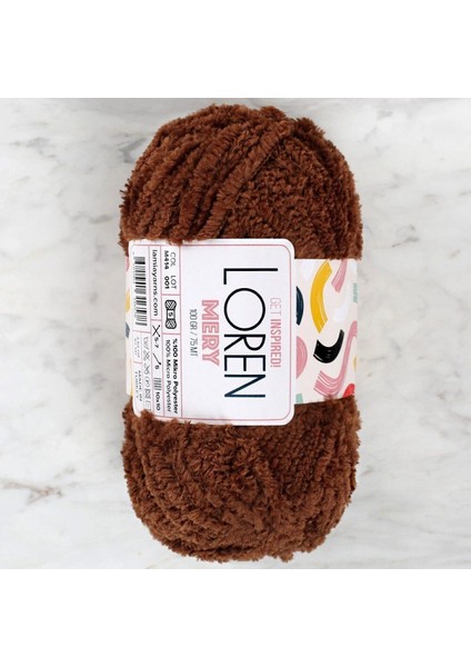 Loren Mery Kahverengi El Örgü İpi - M414 - 34320
