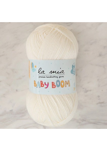 La Mia Baby Boom Ekru El Örgü İpi - 19 - 34116