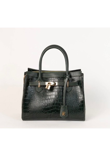 H Design Hakiki Deri Kadın Çantası