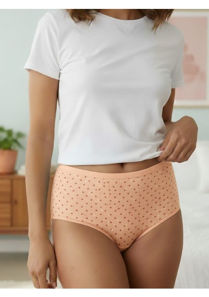 6'lı Set Pamuklu Desenli Kadın Külot