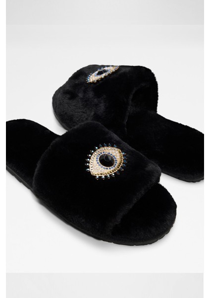 Luckysteps Sandalet Düz Terlik - Siyah