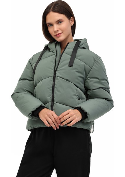 Wl 2nora 5pr Yeşil Kadın Kısa Kaban