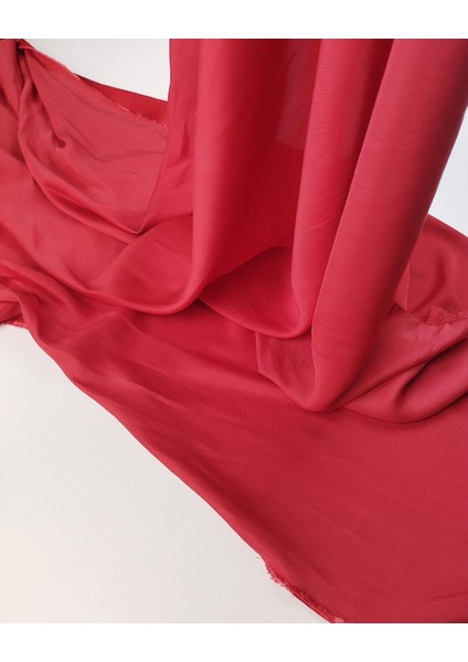 Kırmızı Renkte Astarlık Saten Kumaş En: 140 cm