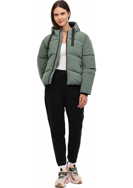 Wl 2nora 5pr Yeşil Kadın Kısa Kaban modelleri