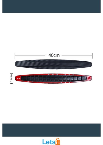 Karbon Desenli Beyaz Araba Tampon Koruyucu modelleri