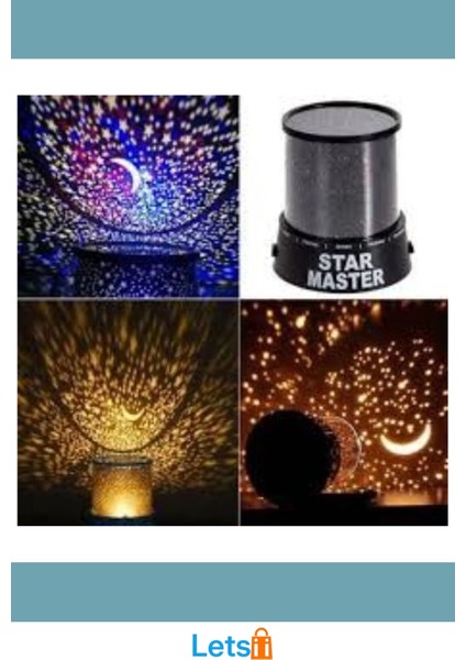 Duvara Işık Yıldız Yansıtan Star Master Gece Lambası modelleri