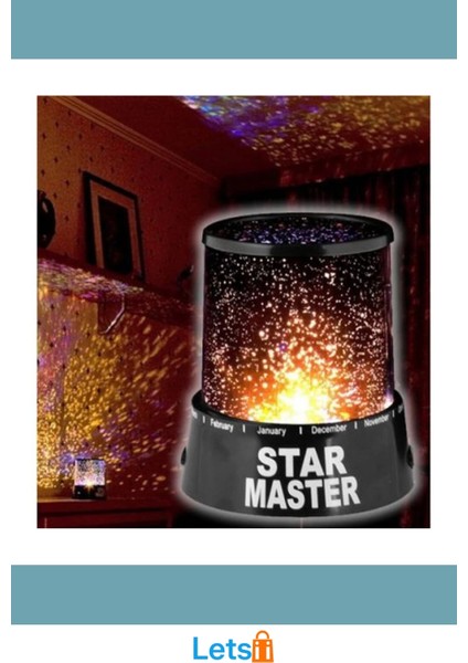 Duvara Işık Yıldız Yansıtan Star Master Gece Lambası fırsatları